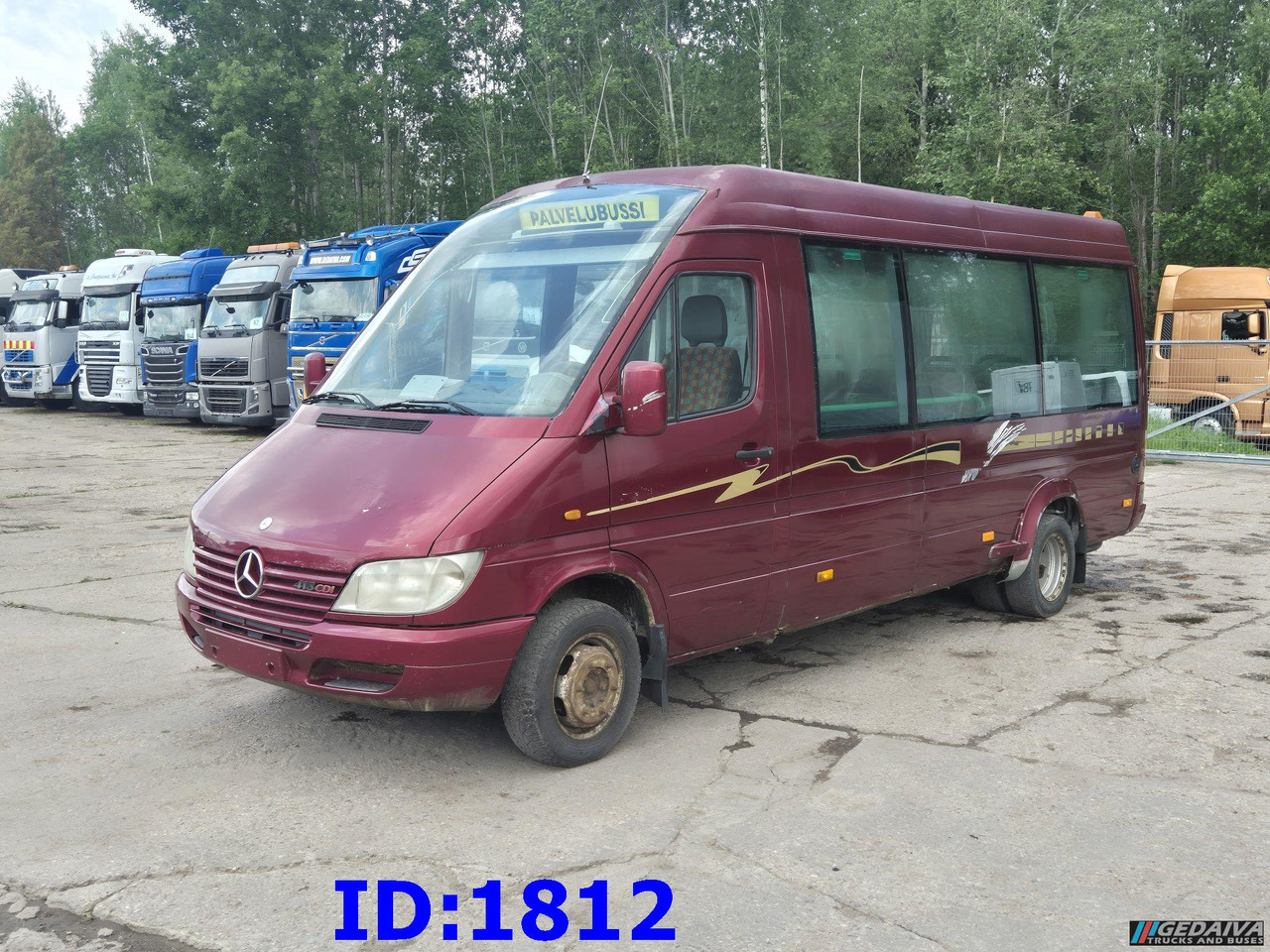 MERCEDES-BENZ Sprinter 413 - 17 Place - حافلة صغيرة, ميكروباص: صورة 4 MERCEDES-BENZ Sprinter 413 - 17 Place - حافلة صغيرة, ميكروباص: صورة 4