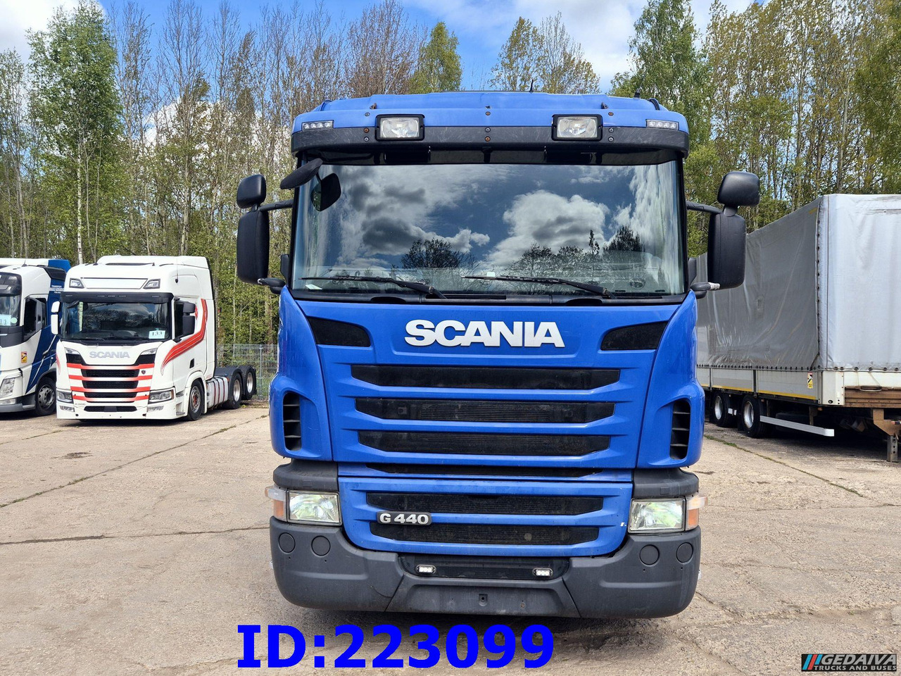 SCANIA G440 6x2 + Crane HIAB X-Hiduo 188 - شاحنات مسطحة: صورة 2 SCANIA G440 6x2 + Crane HIAB X-Hiduo 188 - شاحنات مسطحة: صورة 2