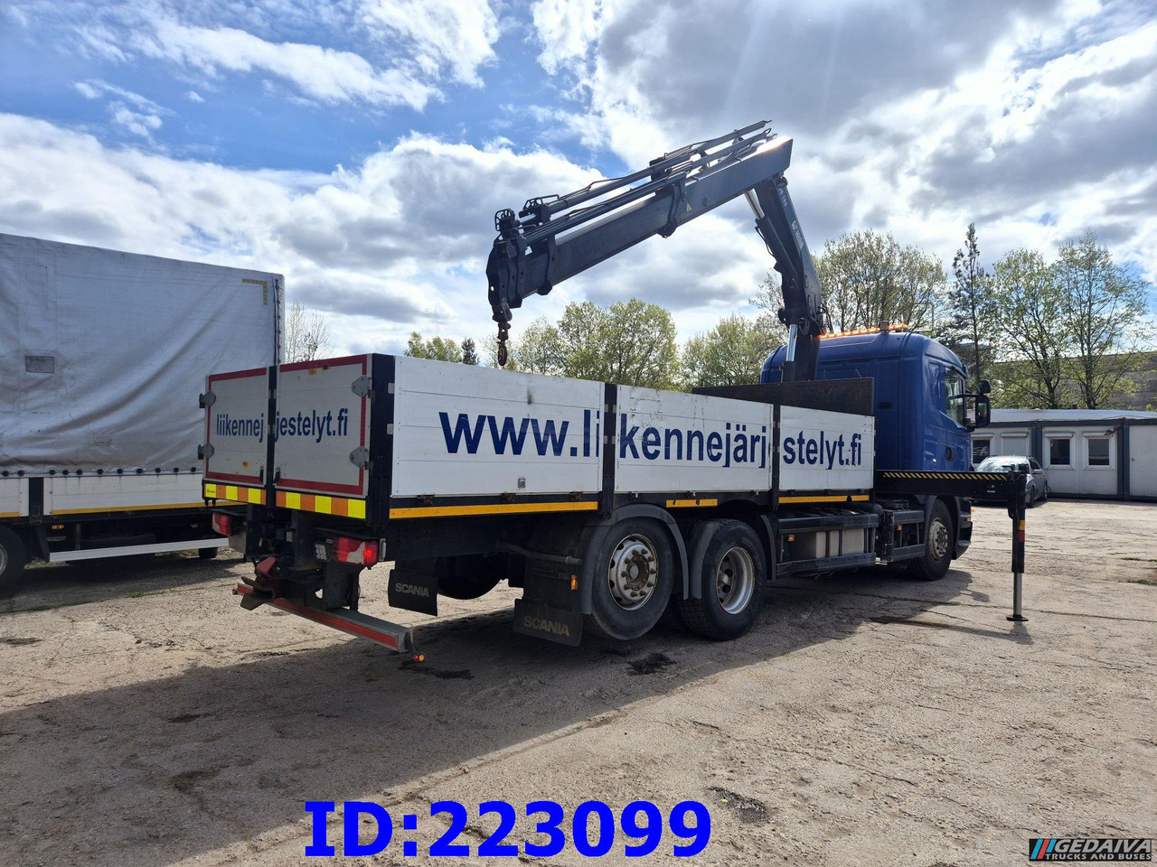 SCANIA G440 6x2 + Crane HIAB X-Hiduo 188 - شاحنات مسطحة: صورة 5 SCANIA G440 6x2 + Crane HIAB X-Hiduo 188 - شاحنات مسطحة: صورة 5