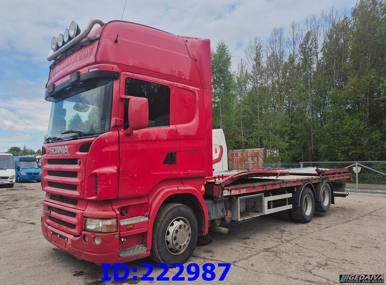SCANIA R470 6x2 10tyre Manual - شاحنات مسطحة: صورة 1 SCANIA R470 6x2 10tyre Manual - شاحنات مسطحة: صورة 1