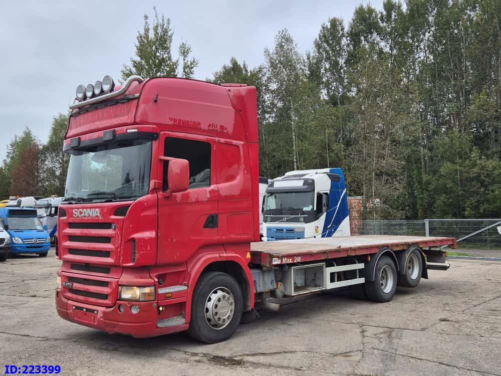 SCANIA R470 6x2 10tyre Manual - شاحنات مسطحة: صورة 1 SCANIA R470 6x2 10tyre Manual - شاحنات مسطحة: صورة 1