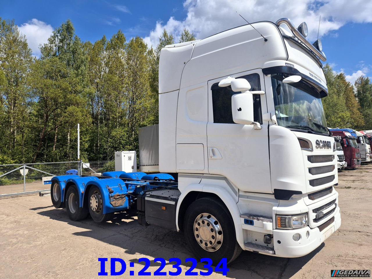 SCANIA R580 8X2 - Steering axle - Euro6 - شاحنة هيكل كابينة: صورة 4 SCANIA R580 8X2 - Steering axle - Euro6 - شاحنة هيكل كابينة: صورة 4