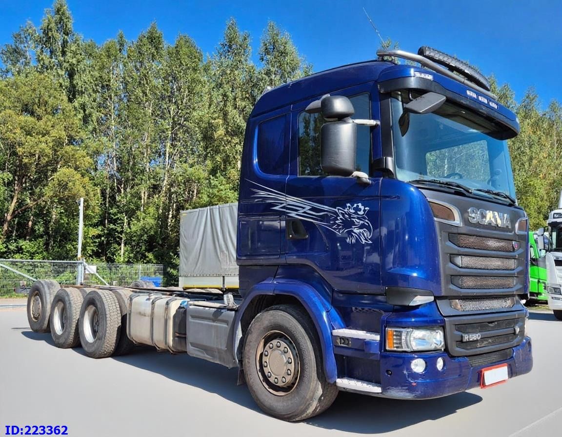 SCANIA R580 8x4 Euro6 Retarder - شاحنة هيكل كابينة: صورة 4 SCANIA R580 8x4 Euro6 Retarder - شاحنة هيكل كابينة: صورة 4
