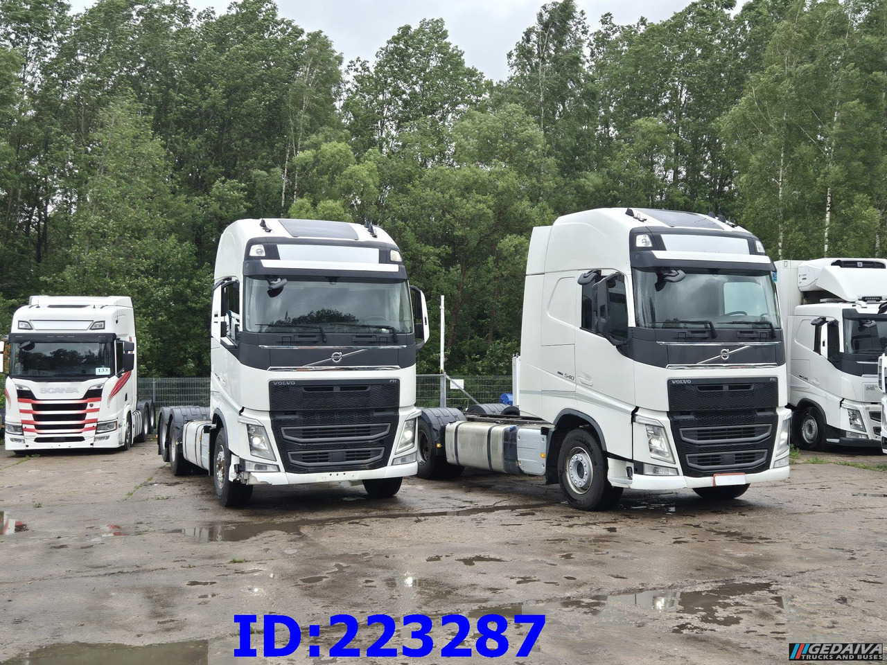 VOLVO FH13 540HP - 10 tyre (2pcs. available) - شاحنة هيكل كابينة: صورة 2 VOLVO FH13 540HP - 10 tyre (2pcs. available) - شاحنة هيكل كابينة: صورة 2