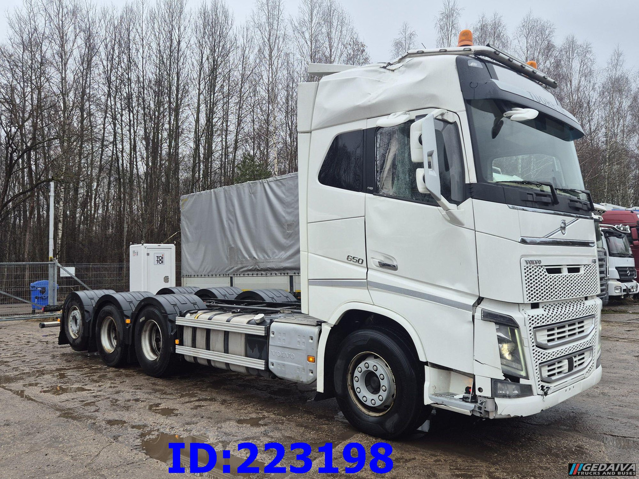 VOLVO FH16 650HP 8X4 (Steering axle) - شاحنة هيكل كابينة: صورة 4 VOLVO FH16 650HP 8X4 (Steering axle) - شاحنة هيكل كابينة: صورة 4