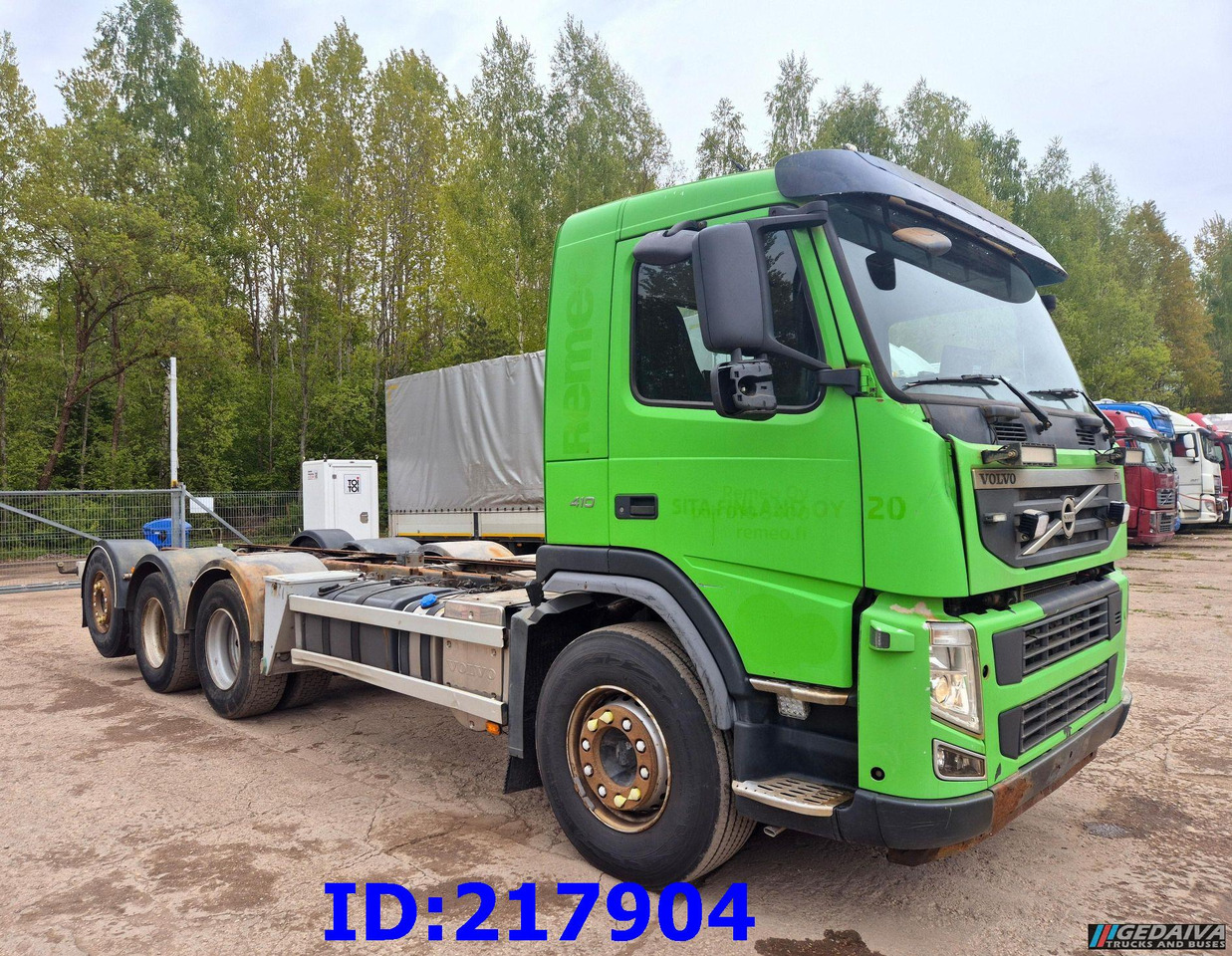 VOLVO FM 410HP 8x4 (Steering axle) - شاحنة هيكل كابينة: صورة 4 VOLVO FM 410HP 8x4 (Steering axle) - شاحنة هيكل كابينة: صورة 4