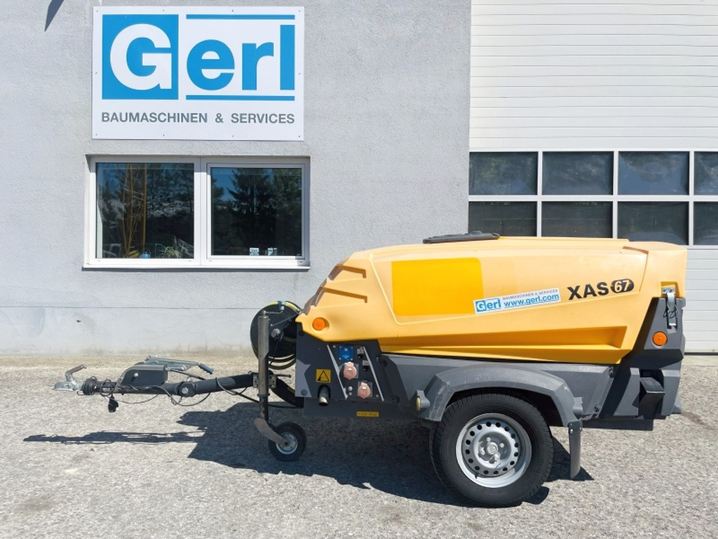 Atlas Copco XAS67 (4057) - الضاغط: صورة 1 Atlas Copco XAS67 (4057) - الضاغط: صورة 1