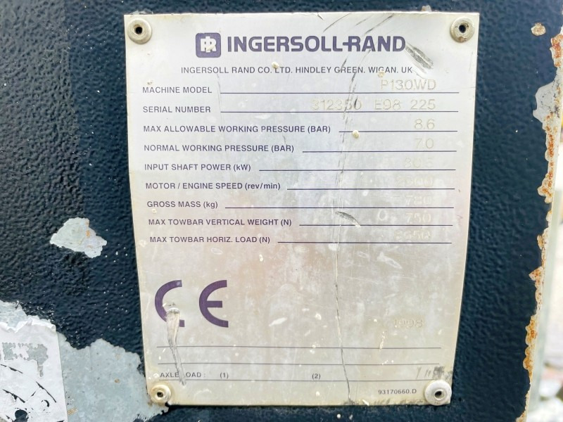 Ingersoll Rand P130WD (3876) - الضاغط: صورة 3 Ingersoll Rand P130WD (3876) - الضاغط: صورة 3