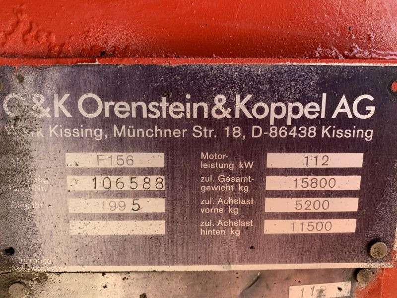 ممهدة O&K F156 (109718): صورة 7 ممهدة O&K F156 (109718): صورة 7