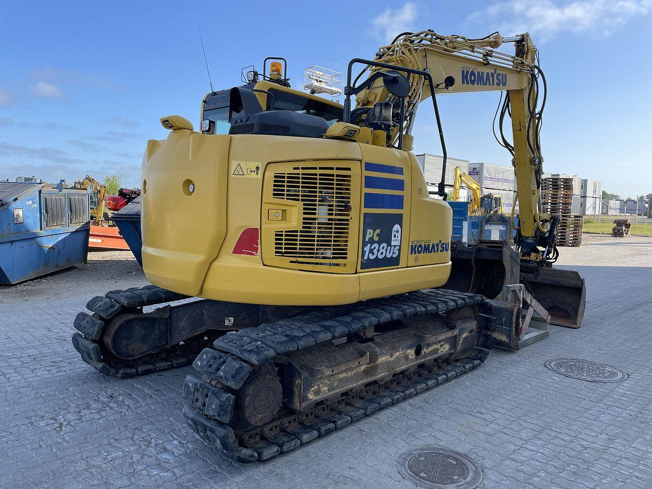 Komatsu PC138US-11 - حفار زحاف: صورة 4 Komatsu PC138US-11 - حفار زحاف: صورة 4