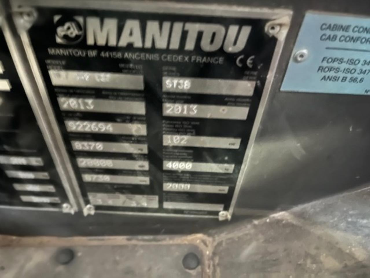 Manitou MLT840-137PS ELITE - رافعة تلسكوبية: صورة 5 Manitou MLT840-137PS ELITE - رافعة تلسكوبية: صورة 5