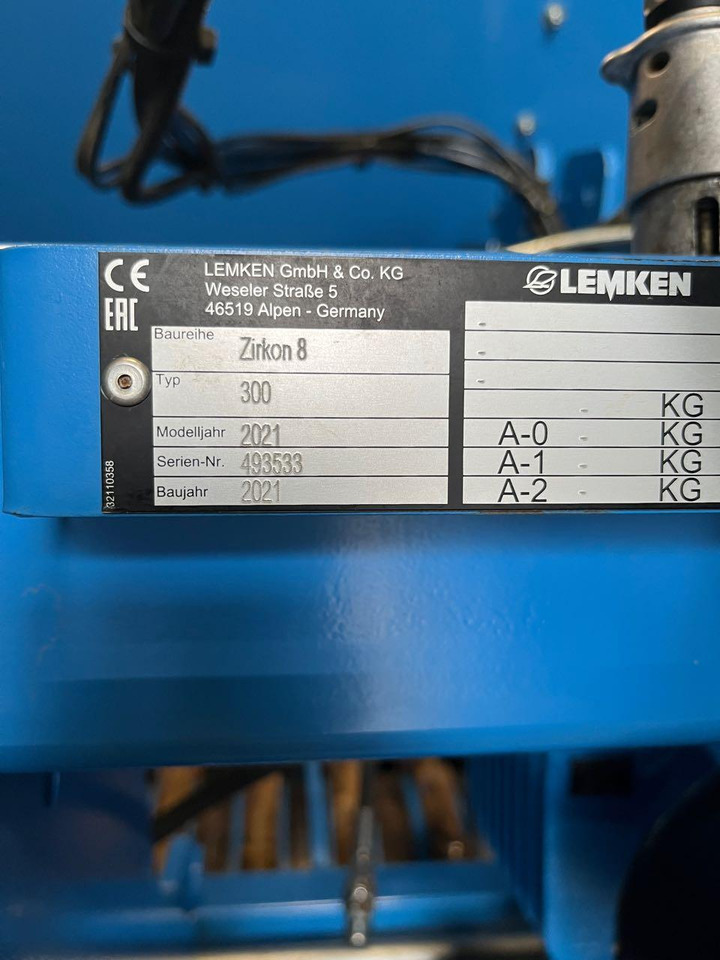 آلة البذار متعددة الوظائف Lemken Zirkon 8/Saphir 9: صورة 8