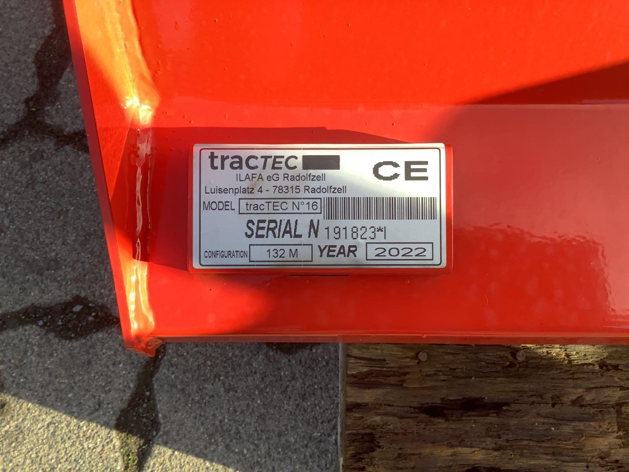 Tractec 16.132 Heckmulcher - التقطيع جزازة: صورة 4 Tractec 16.132 Heckmulcher - التقطيع جزازة: صورة 4
