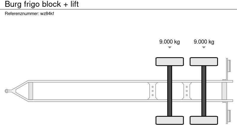 مقطورة فريزر Burg frigo block + lift: صورة 20 مقطورة فريزر Burg frigo block + lift: صورة 20
