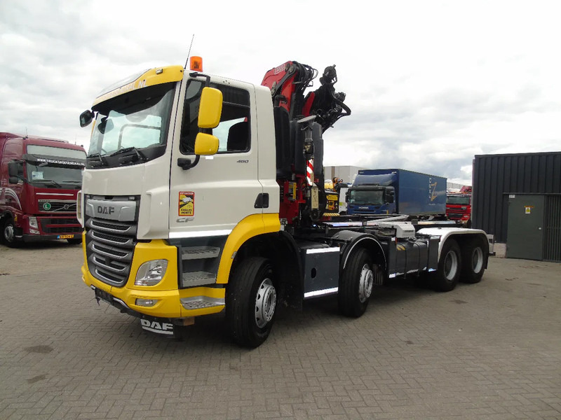 DAF CF 480 + 8X4 + FASSI 16T/M + 20T HOOK + REMOTE + PERFECT - شاحنة ذات خطاف, شاحنة كرين: صورة 4 DAF CF 480 + 8X4 + FASSI 16T/M + 20T HOOK + REMOTE + PERFECT - شاحنة ذات خطاف, شاحنة كرين: صورة 4