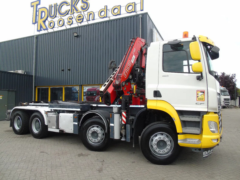 DAF CF 480 + 8X4 + FASSI 16T/M + 20T HOOK + REMOTE + PERFECT - شاحنة ذات خطاف, شاحنة كرين: صورة 3 DAF CF 480 + 8X4 + FASSI 16T/M + 20T HOOK + REMOTE + PERFECT - شاحنة ذات خطاف, شاحنة كرين: صورة 3