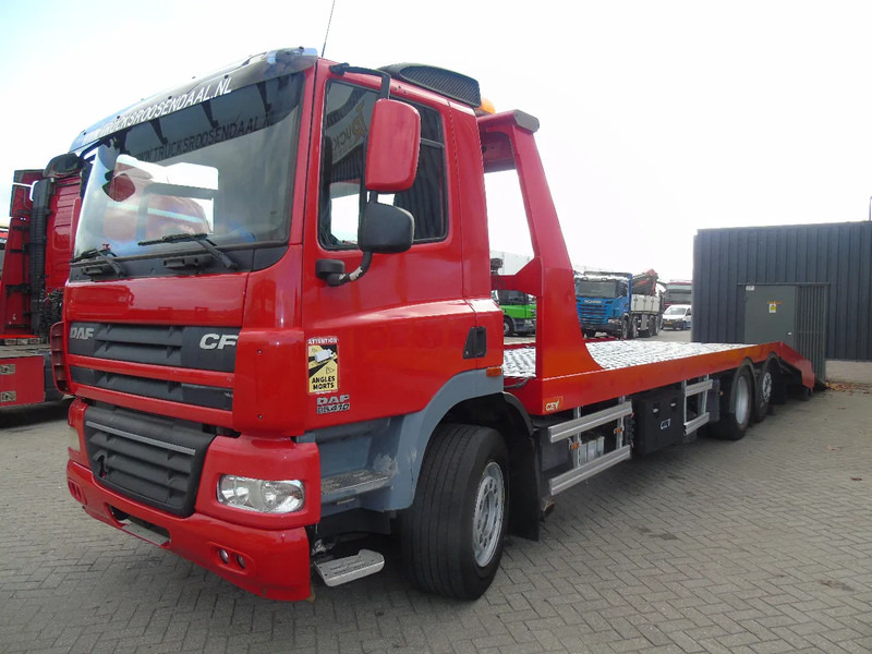DAF CF 85.410 + EURO 5 + HYDRO RAMPS + 6X2 + RETARDER - شاحنة نقل سيارات شاحنة: صورة 2 DAF CF 85.410 + EURO 5 + HYDRO RAMPS + 6X2 + RETARDER - شاحنة نقل سيارات شاحنة: صورة 2