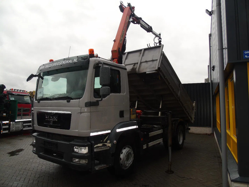 MAN TGM 18.250 + PALFINGER 11.001K + TIPPER + EURO 5 - شاحنة كرين: صورة 2 MAN TGM 18.250 + PALFINGER 11.001K + TIPPER + EURO 5 - شاحنة كرين: صورة 2