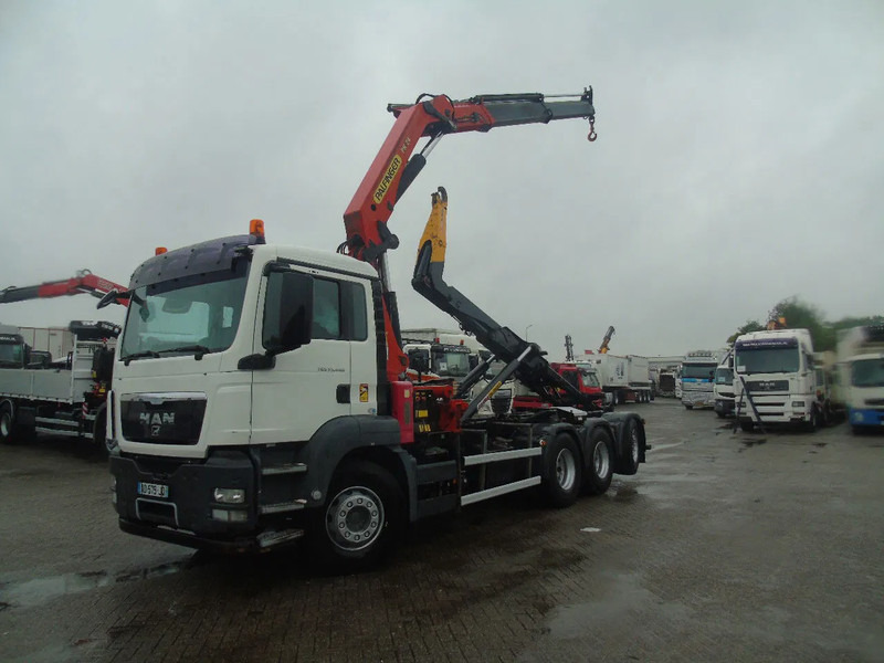 MAN TGS 35.440 + PALFINGER 24500 + 8X4 + EURO 5 + REMOTE - شاحنة ذات خطاف, شاحنة كرين: صورة 2 MAN TGS 35.440 + PALFINGER 24500 + 8X4 + EURO 5 + REMOTE - شاحنة ذات خطاف, شاحنة كرين: صورة 2