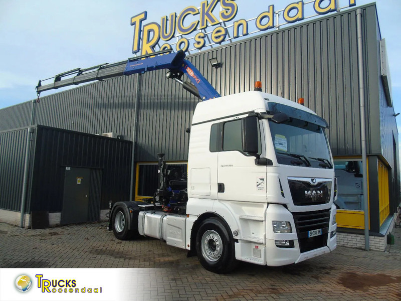 MAN TGX 18.500 + PM 32TON + 4EXTENSION + EURO 6 - شاحنة كرين: صورة 1 MAN TGX 18.500 + PM 32TON + 4EXTENSION + EURO 6 - شاحنة كرين: صورة 1