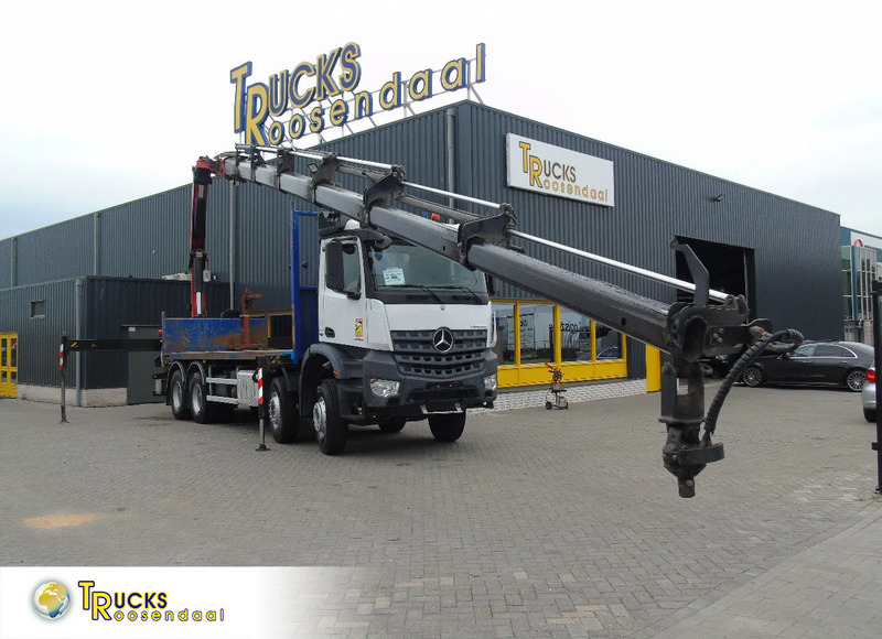 Mercedes-Benz Arocs 3242 + PALFINGER 33002EH 7x EXTENTION + 8X4 + EURO 6 + REMOTE - شاحنة كرين: صورة 1 Mercedes-Benz Arocs 3242 + PALFINGER 33002EH 7x EXTENTION + 8X4 + EURO 6 + REMOTE - شاحنة كرين: صورة 1