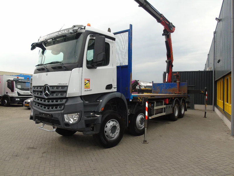 Mercedes-Benz Arocs 3242 + PALFINGER 33002EH 7x EXTENTION + 8X4 + EURO 6 + REMOTE - شاحنة كرين: صورة 5 Mercedes-Benz Arocs 3242 + PALFINGER 33002EH 7x EXTENTION + 8X4 + EURO 6 + REMOTE - شاحنة كرين: صورة 5
