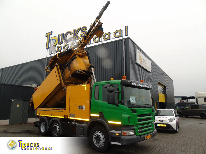 Scania P 360 + COMBI VACUUM WIEDEMANN + 6X4 - شاحنة الشفط: صورة 1 Scania P 360 + COMBI VACUUM WIEDEMANN + 6X4 - شاحنة الشفط: صورة 1