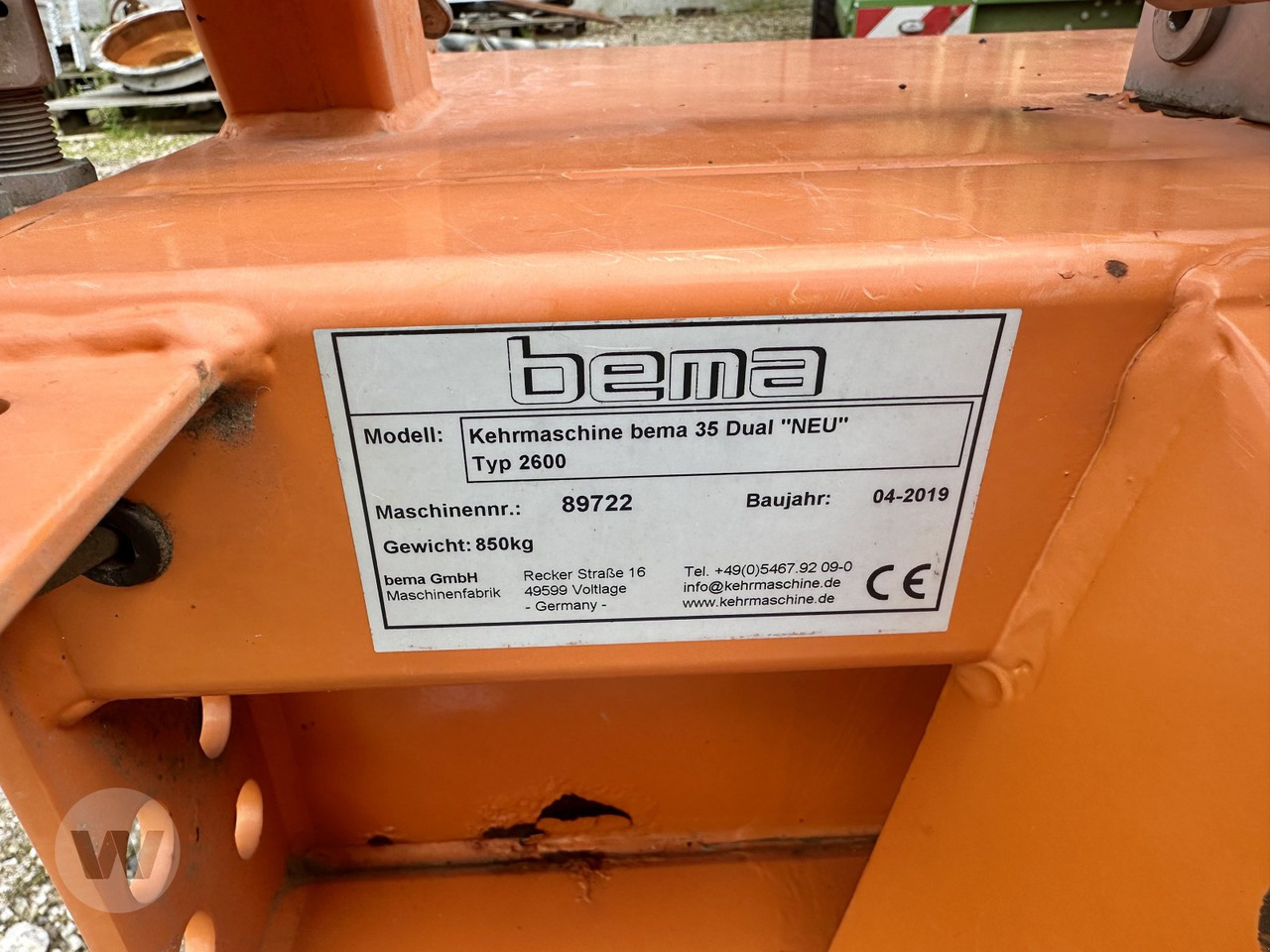 Bema 35 Dual Neu Typ 2600 - مكنسة: صورة 1 Bema 35 Dual Neu Typ 2600 - مكنسة: صورة 1