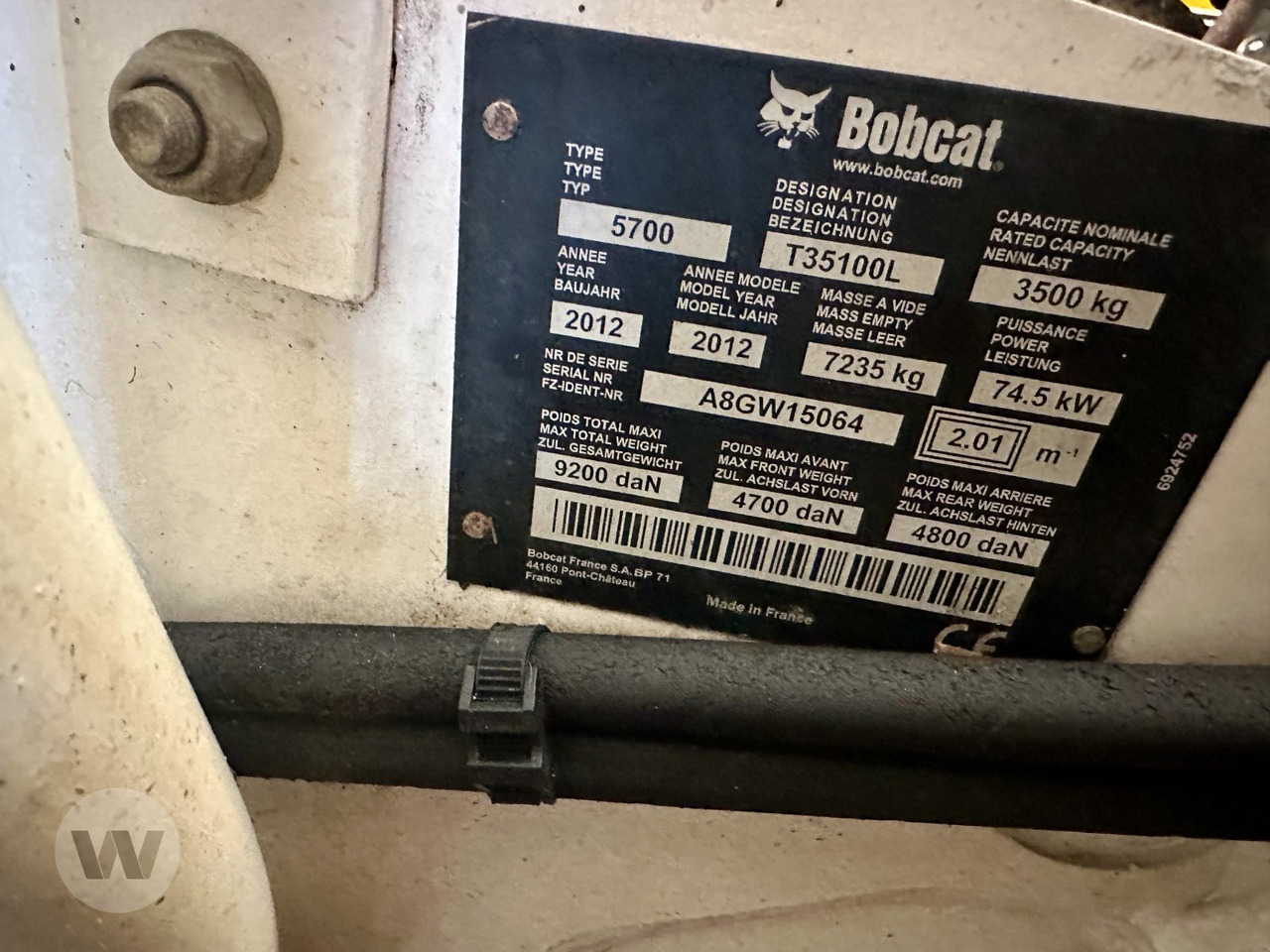 Bobcat T 35100 L - رافعة تلسكوبية: صورة 2 Bobcat T 35100 L - رافعة تلسكوبية: صورة 2