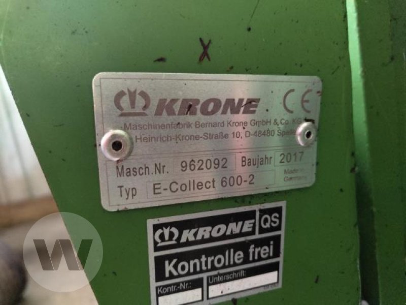 Krone Easy Collect 600 - حصادة الذرة: صورة 3 Krone Easy Collect 600 - حصادة الذرة: صورة 3