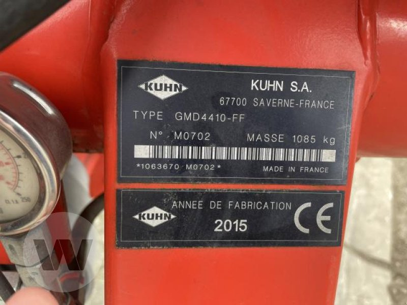 Kuhn GMD 4410 - جزازة العشب: صورة 3 Kuhn GMD 4410 - جزازة العشب: صورة 3