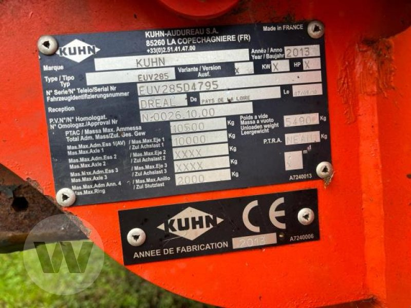 Kuhn Profile 1480 - عربة خلط الأعلاف: صورة 5 Kuhn Profile 1480 - عربة خلط الأعلاف: صورة 5