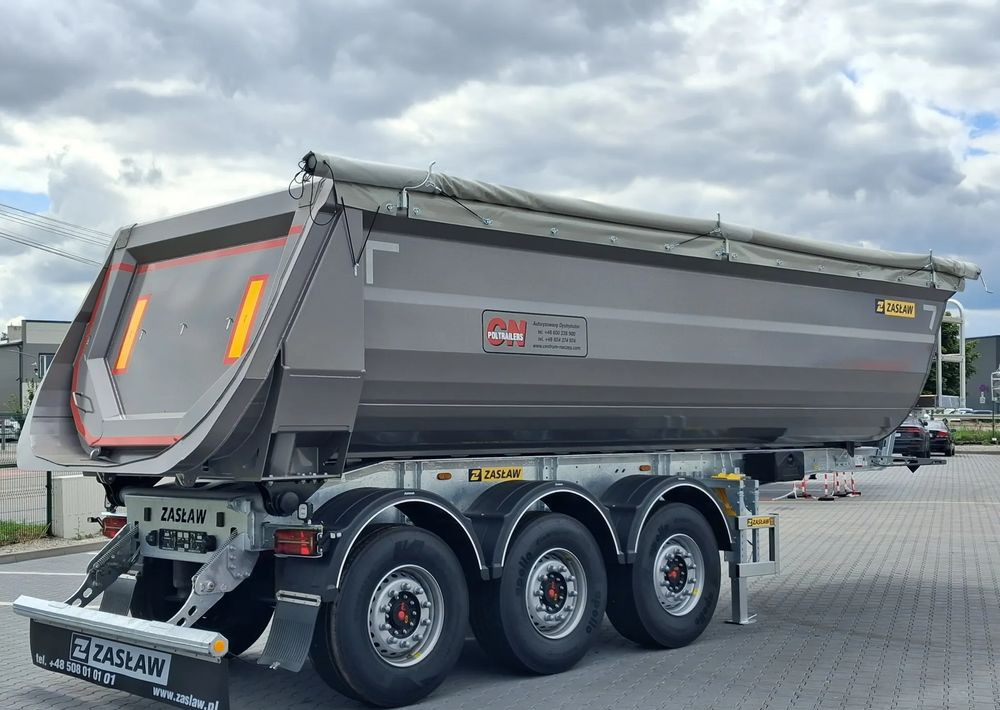 جديدة قلابة نصف مقطورة نصف مقطورة قلابة Zaslaw NOWY MODEL, CAŁA HARDOX 500 24/27m3: صورة 7