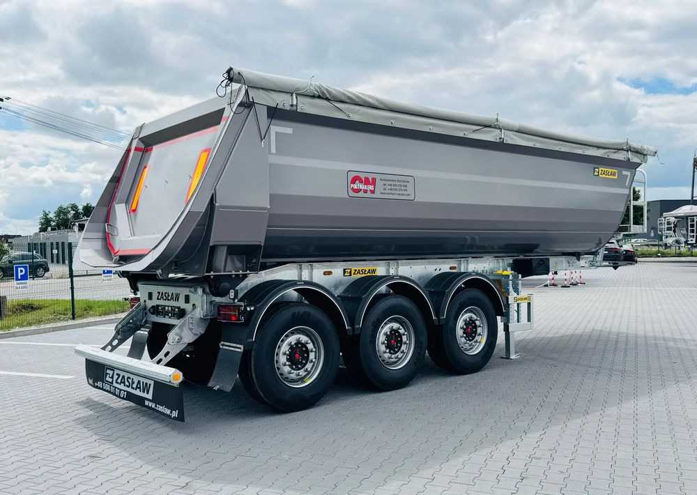 جديدة قلابة نصف مقطورة نصف مقطورة قلابة Zaslaw NOWY MODEL, CAŁA HARDOX 500 24/27m3: صورة 8