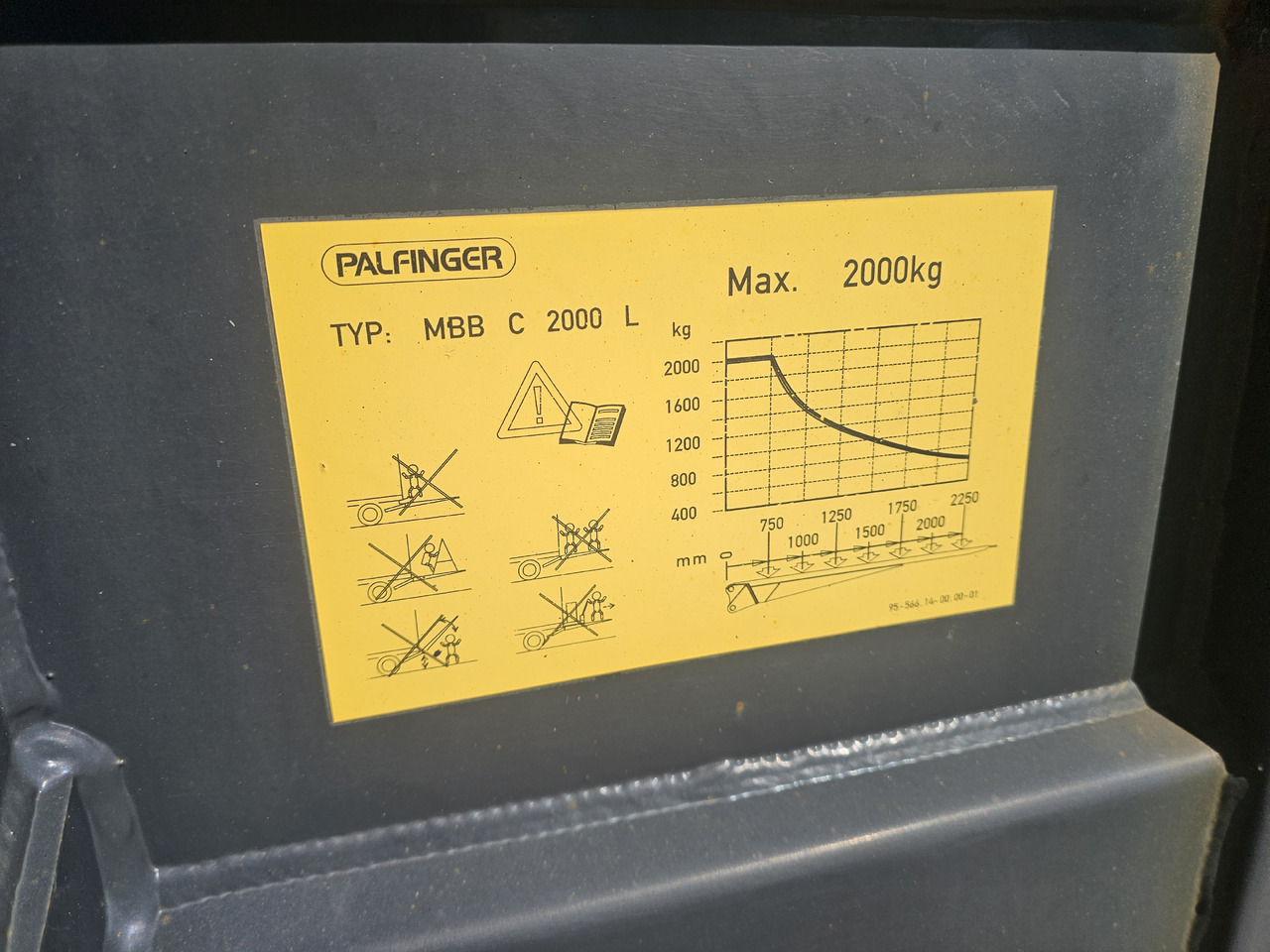 PALFINGER MBB C 2000 L / 2020 / 2000KG - رافعة هيدروليك خلفية: صورة 3 PALFINGER MBB C 2000 L / 2020 / 2000KG - رافعة هيدروليك خلفية: صورة 3