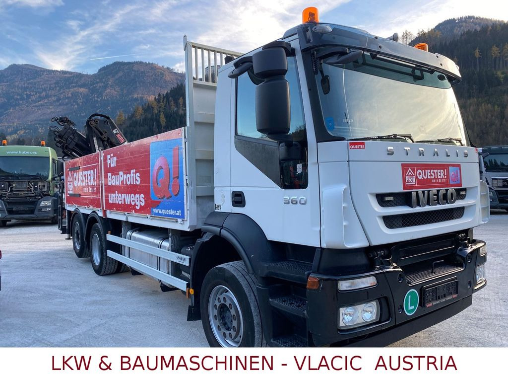 Iveco Stralis 360 Kran HIAB 166 4xHydr. Ladung 6,20m Iveco Stralis 360 Kran HIAB 166 4xHydr. Ladung 6,20m - شاحنات مسطحة, شاحنة كرين: صورة 2 Iveco Stralis 360 Kran HIAB 166 4xHydr. Ladung 6,20m Iveco Stralis 360 Kran HIAB 166 4xHydr. Ladung 6,20m - شاحنات مسطحة, شاحنة كرين: صورة 2