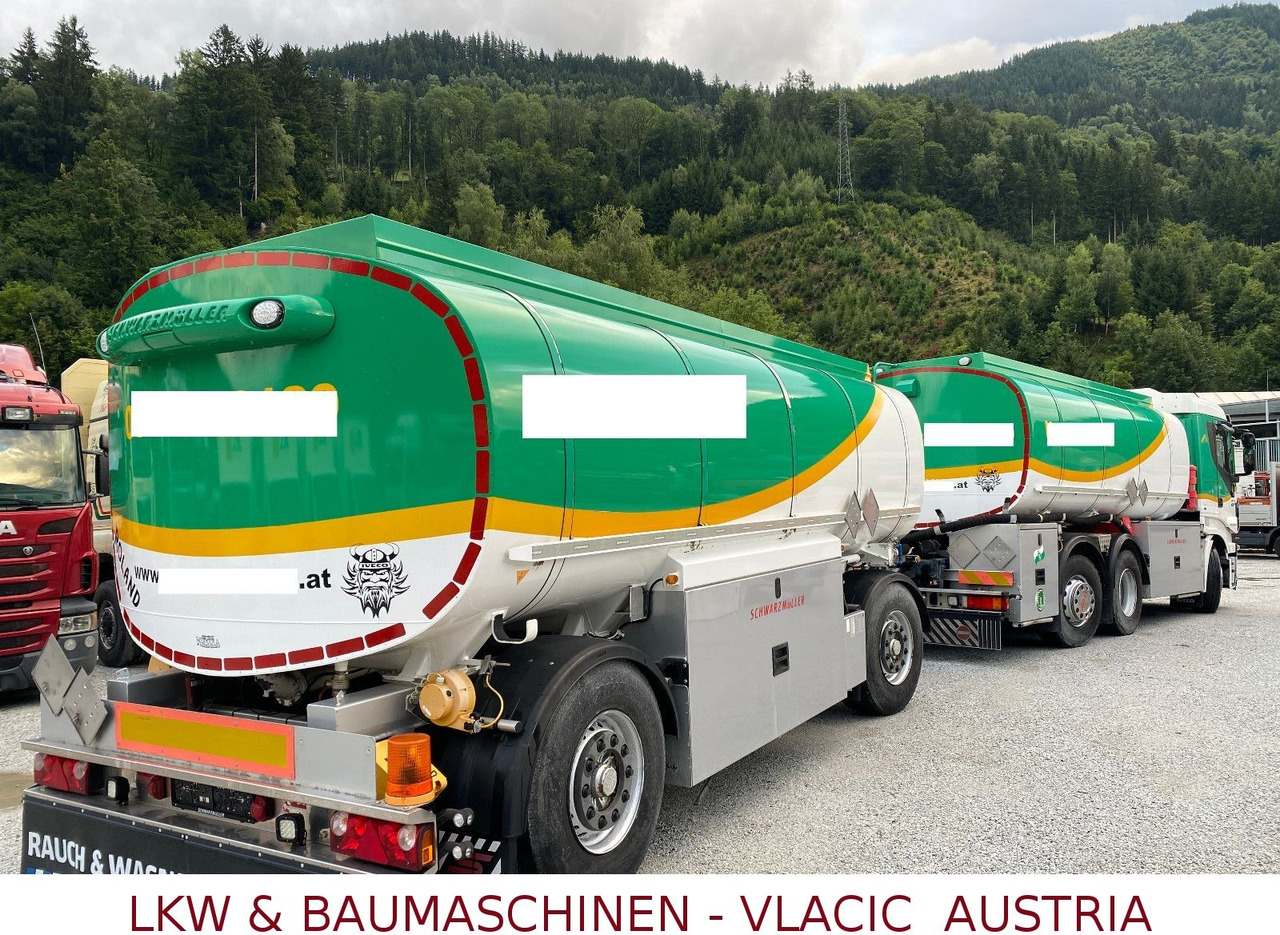 Iveco Stralis 460 Schwarzmüller Benz/Diesel Kompletzug - شاحنة صهريج: صورة 2 Iveco Stralis 460 Schwarzmüller Benz/Diesel Kompletzug - شاحنة صهريج: صورة 2