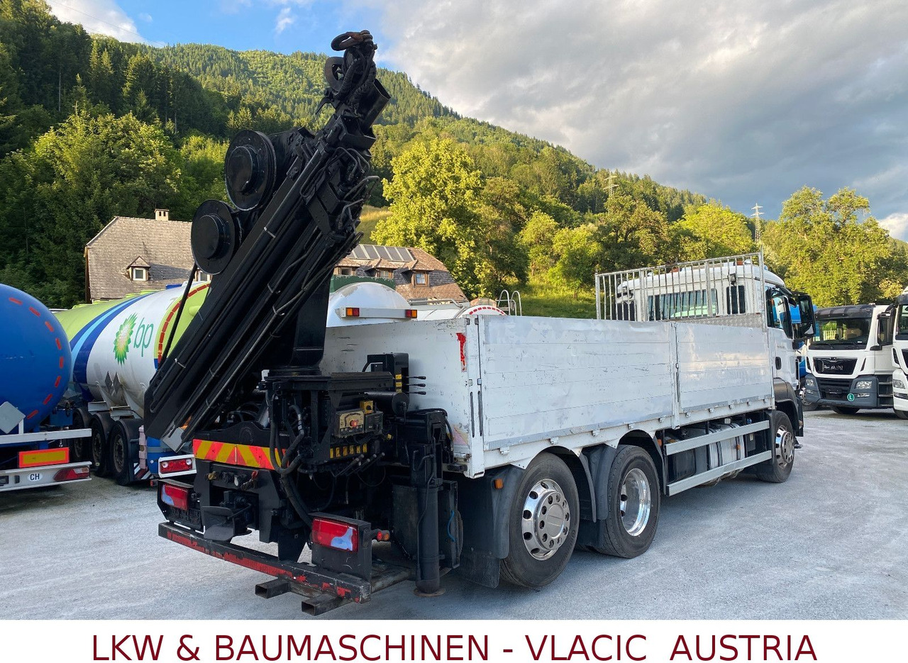 MAN 26.440 mit Kran HIAB 166 5XHydraulikauschub - شاحنات مسطحة, شاحنة كرين: صورة 3 MAN 26.440 mit Kran HIAB 166 5XHydraulikauschub - شاحنات مسطحة, شاحنة كرين: صورة 3