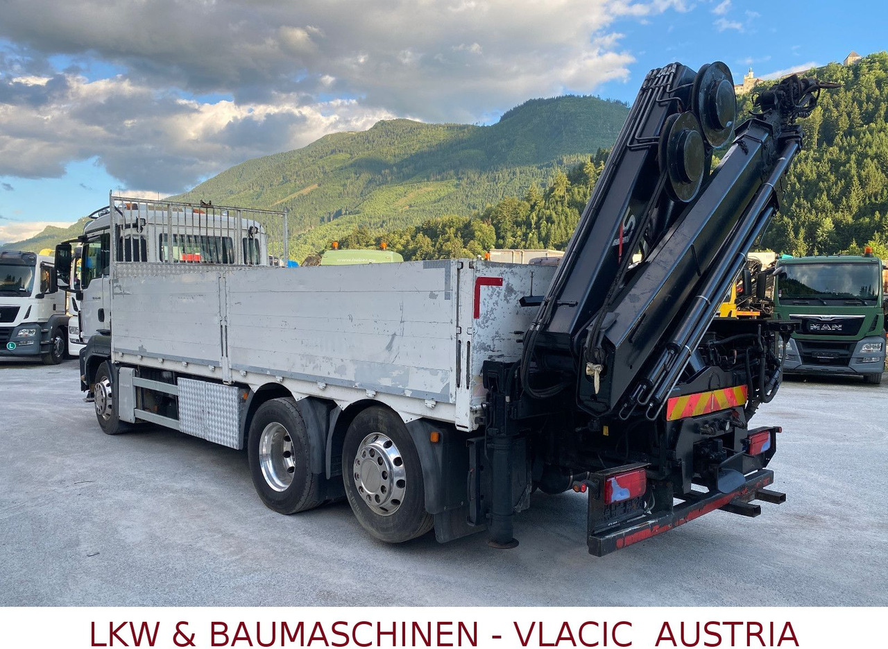 MAN 26.440 mit Kran HIAB 166 5XHydraulikauschub - شاحنات مسطحة, شاحنة كرين: صورة 5 MAN 26.440 mit Kran HIAB 166 5XHydraulikauschub - شاحنات مسطحة, شاحنة كرين: صورة 5