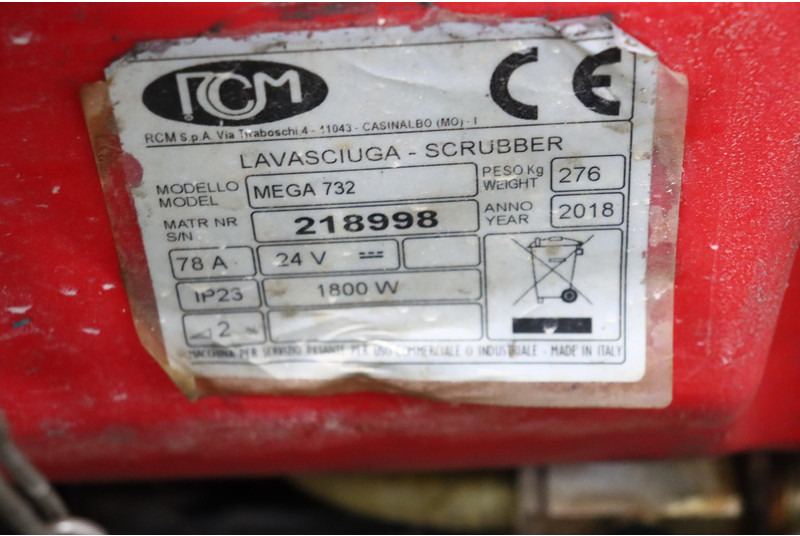 RCM Mega 732 - ماكينة فرك وتجفيف: صورة 3 RCM Mega 732 - ماكينة فرك وتجفيف: صورة 3