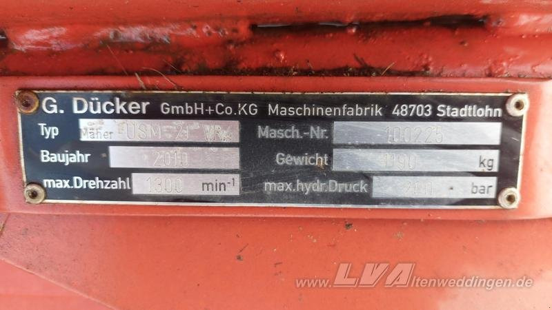 Dücker USM 21 Heck-Seitenmulcher - جزازة حافة: صورة 5 Dücker USM 21 Heck-Seitenmulcher - جزازة حافة: صورة 5