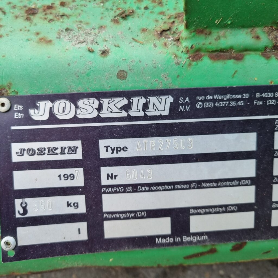 JOSKIN ATR275C3 mower - جزازة العشب: صورة 4 JOSKIN ATR275C3 mower - جزازة العشب: صورة 4