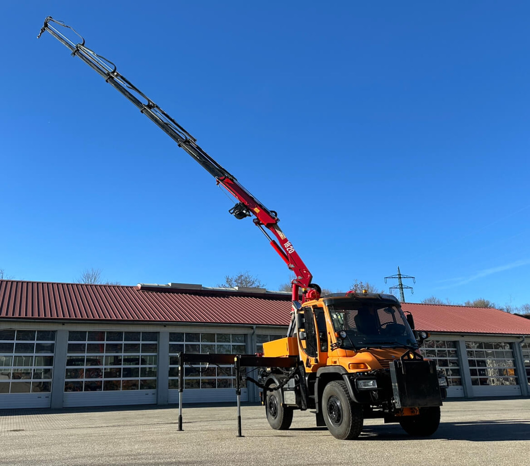 Unimog 400 - U400 405 25177 mit Wechselkran Merced - آلية المنفعة/ مركبة خاصة: صورة 1 Unimog 400 - U400 405 25177 mit Wechselkran Merced - آلية المنفعة/ مركبة خاصة: صورة 1