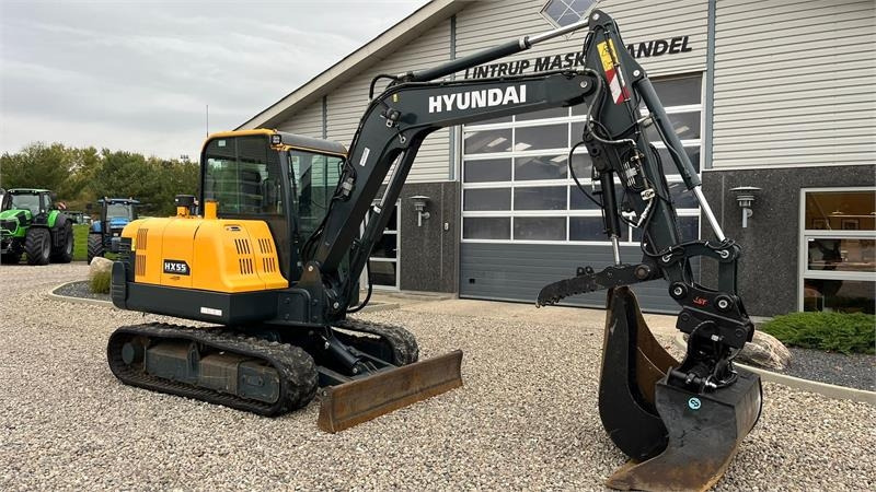 Hyundai HX55 Med Hydrema skifte og centralsmørring og grab - حفارة مُصَّغرة: صورة 5 Hyundai HX55 Med Hydrema skifte og centralsmørring og grab - حفارة مُصَّغرة: صورة 5