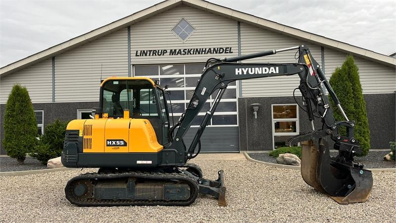 Hyundai HX55 Med Hydrema skifte og centralsmørring og grab - حفارة مُصَّغرة: صورة 4 Hyundai HX55 Med Hydrema skifte og centralsmørring og grab - حفارة مُصَّغرة: صورة 4