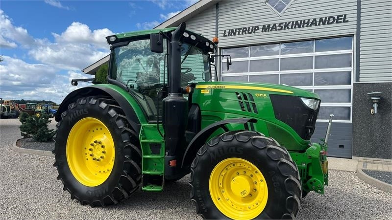 جرار John Deere 6175R Med frontlift og frontPTO samt luft anlæg: صورة 16