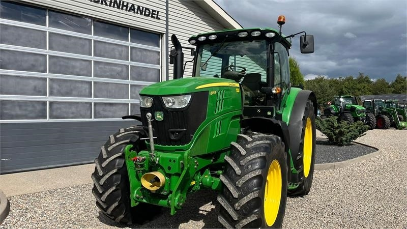جرار John Deere 6175R Med frontlift og frontPTO samt luft anlæg: صورة 9