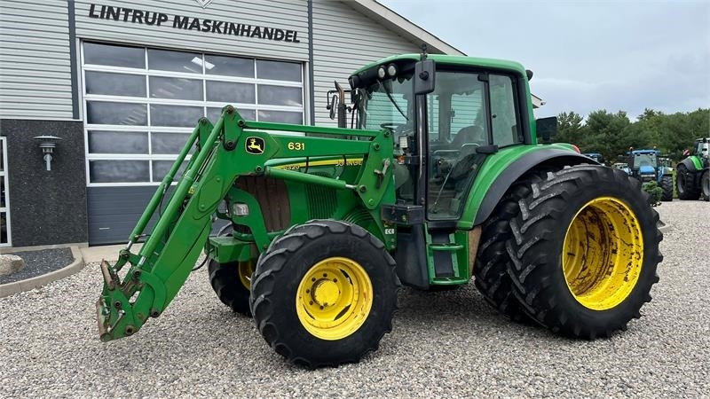John Deere 6320 m/JD 631 Frontlæsser AutoPower og TLS affjed - جرار: صورة 2 John Deere 6320 m/JD 631 Frontlæsser AutoPower og TLS affjed - جرار: صورة 2