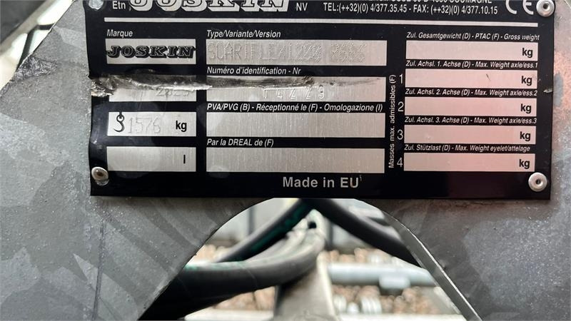 Joskin SCARIFLEX 1200 R6S6 12m bredstrigle med 6rækker tæ - زحافة: صورة 5 Joskin SCARIFLEX 1200 R6S6 12m bredstrigle med 6rækker tæ - زحافة: صورة 5