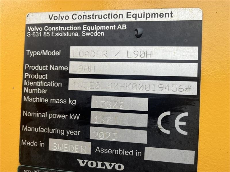 Volvo L90H Dansk-maskine, med alt udstyr på. CDC, BSS, - اللودر بعجل: صورة 2 Volvo L90H Dansk-maskine, med alt udstyr på. CDC, BSS, - اللودر بعجل: صورة 2